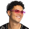 PAIRE DE LUNETTES FESTIVES LOVE CURS ROSE ADULTE