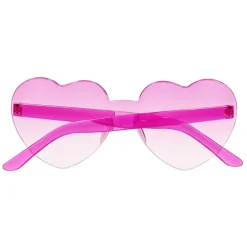 PAIRE DE LUNETTES FESTIVES LOVE CURS ROSE ADULTE