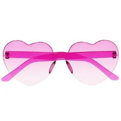 PAIRE DE LUNETTES FESTIVES LOVE CURS ROSE ADULTE