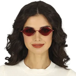 PAIRE DE LUNETTES FESTIVES MÉTAL LÈVRES ADULTE