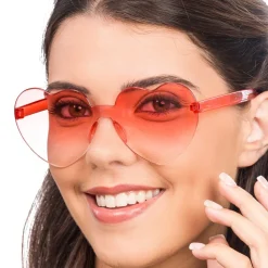 PAIRE DE LUNETTES FESTIVES PC CUR ROUGE ADULTE