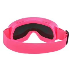 PAIRE DE LUNETTES FESTIVES SKI ROSE FLUO ADULTE
