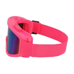 PAIRE DE LUNETTES FESTIVES SKI ROSE FLUO ADULTE