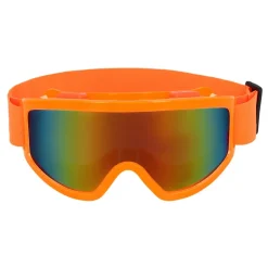 PAIRE DE LUNETTES FESTIVES SKI ORANGE FLUO ADULTE