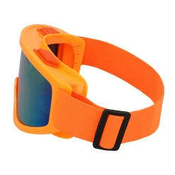 PAIRE DE LUNETTES FESTIVES SKI ORANGE FLUO ADULTE