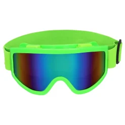 PAIRE DE LUNETTES FESTIVES SKI VERT FLUO ADULTE