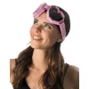 PAIRE DE LUNETTES FESTIVES SKI COEUR ROSE ADULTE