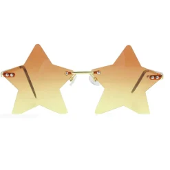 PAIRE DE LUNETTES FESTIVES ÉTOILES HIPPIE ADULTE