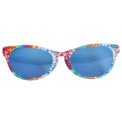PAIRE DE LUNETTES GÉANTES GRAFFITIS COLORÉS ADULTE