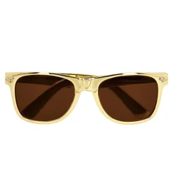 PAIRE DE LUNETTES OR VERRES TEINTÉES ADULTE