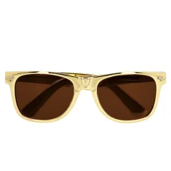 PAIRE DE LUNETTES OR VERRES TEINTÉES ADULTE