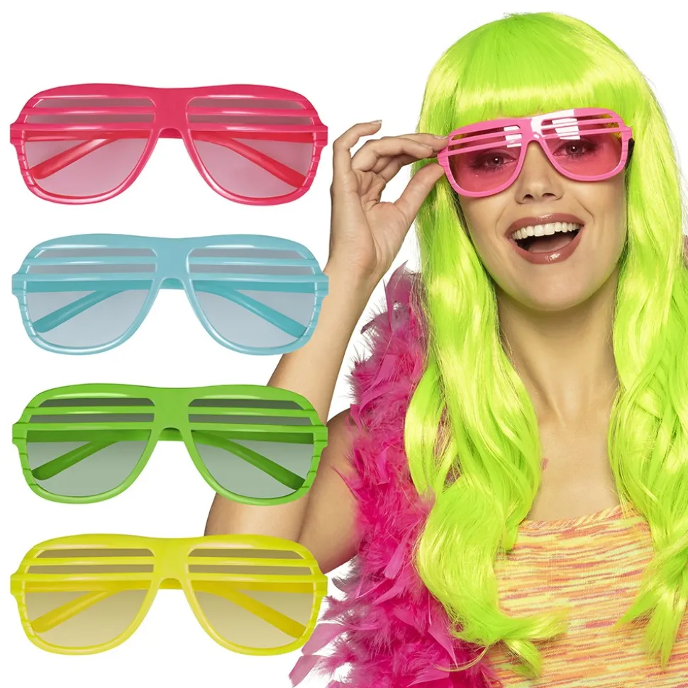 PAIRE DE LUNETTES PARTY FLUO VÉGAS ADULTE