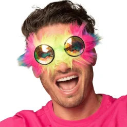 PAIRE DE LUNETTES RAVE PARTY ARC-EN-CIEL ADULTE