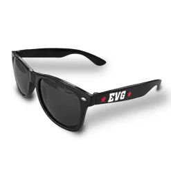 PAIRE DE LUNETTES SOLEIL PLASTIQUE NOIR EVG ADULTE