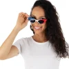 PAIRE DE LUNETTES SPORT TRICOLORE FRANCE FEMME