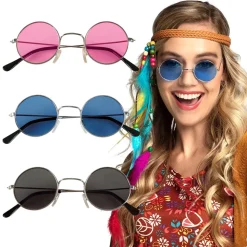 3 PAIRES DE LUNETTES JOHN VERRES TEINTÉS ADULTE
