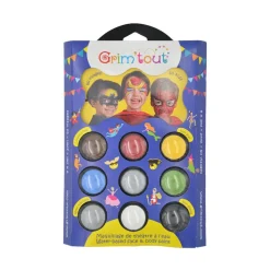 PALETTE MAQUILLAGE À L'EAU 9 COULEURS HÉROS