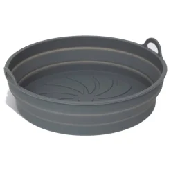 PANIER AIRFRYER SILICONE 22X21CM GRIS