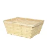 PANIER BAMBOU RECTANGLE Ø25CM 18X10CM BEIGE