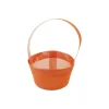 PANIER COULEUR AVEC ANSE 24X16CM ORANGE