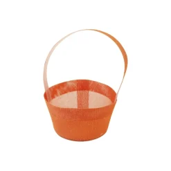 PANIER COULEUR AVEC ANSE 24X16CM ORANGE