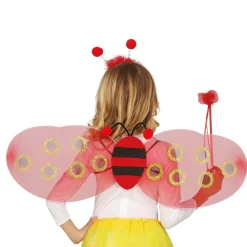 PANOPLIE DÉGUISEMENT COCCINELLE 3 PIÈCES ENFANT