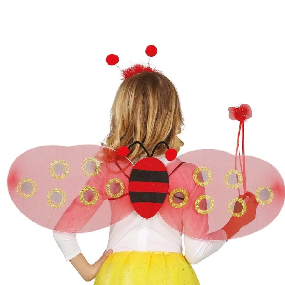 PANOPLIE DÉGUISEMENT COCCINELLE 3 PIÈCES ENFANT