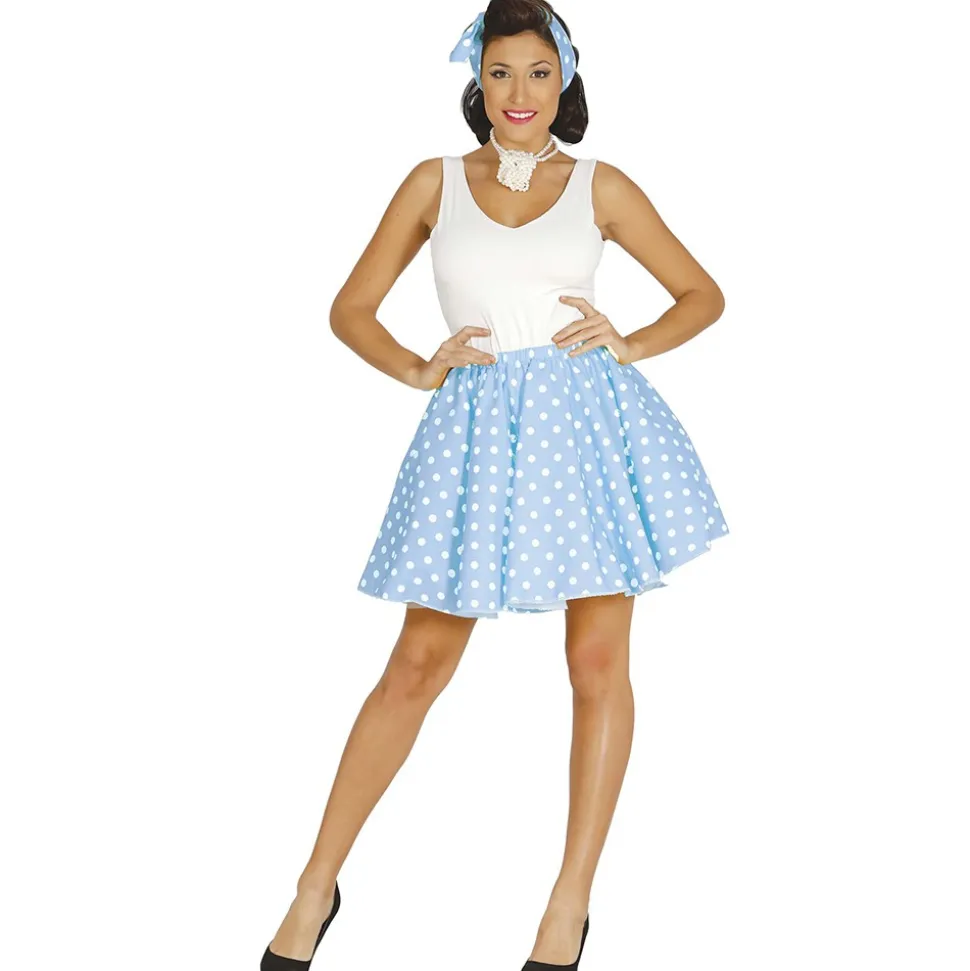PANOPLIE DÉGUISEMENT PIN-UP BLEU FEMME