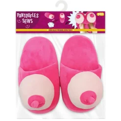 PANTOUFLES HUMORISTIQUES SEINS ADULTE