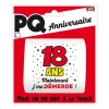 PAPIER TOILETTE WC HUMOUR ANNIVERSAIRE 18 ANS