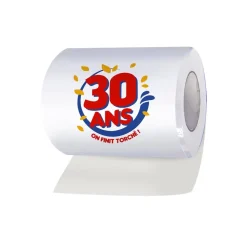 PAPIER TOILETTE WC HUMOUR 30 ANS