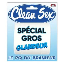 PAPIER TOILETTE WC HUMOUR CLEAN SEX HOMME