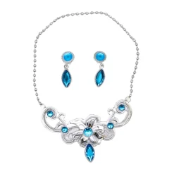 PARURE BIJOUX FANTAISIE COLLIER BOUCLES OREILLES