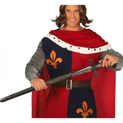 ÉPÉE FOURREAU PLASTIQUE CHEVALIER MÉDIÉVAL 75CM
