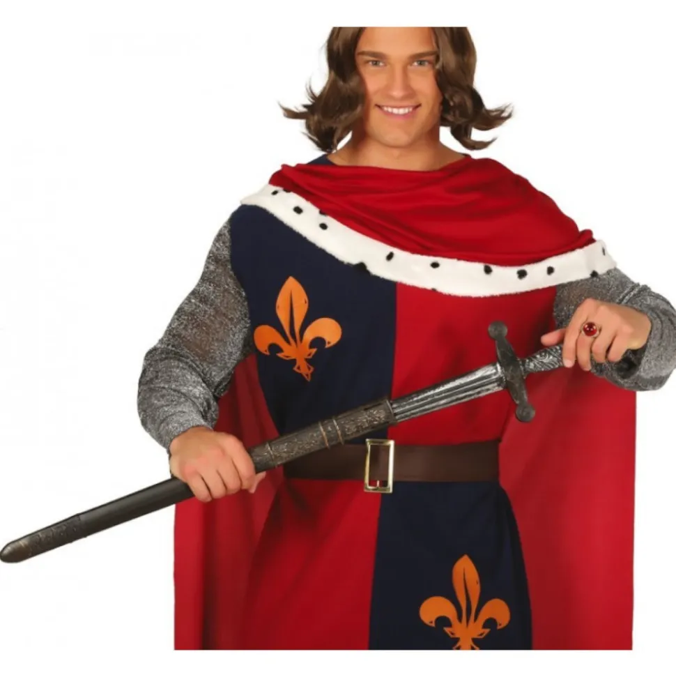 ÉPÉE FOURREAU PLASTIQUE CHEVALIER MÉDIÉVAL 75CM