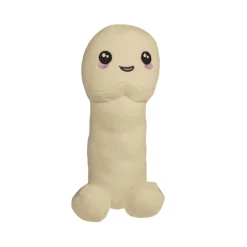 PELUCHE HUMORISTIQUE PÉNIS POLYESTER 30CM BEIGE