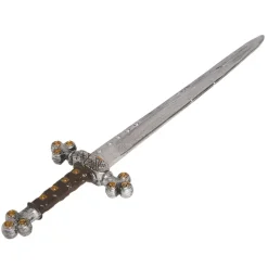 ÉPÉE PLASTIQUE CHEVALIER MÉDIÉVAL 71CM ARGENT