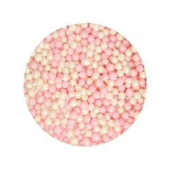 PERLES SUCRE ROSE BLANC 60G