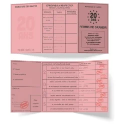 PERMIS DE LA 20 AINE