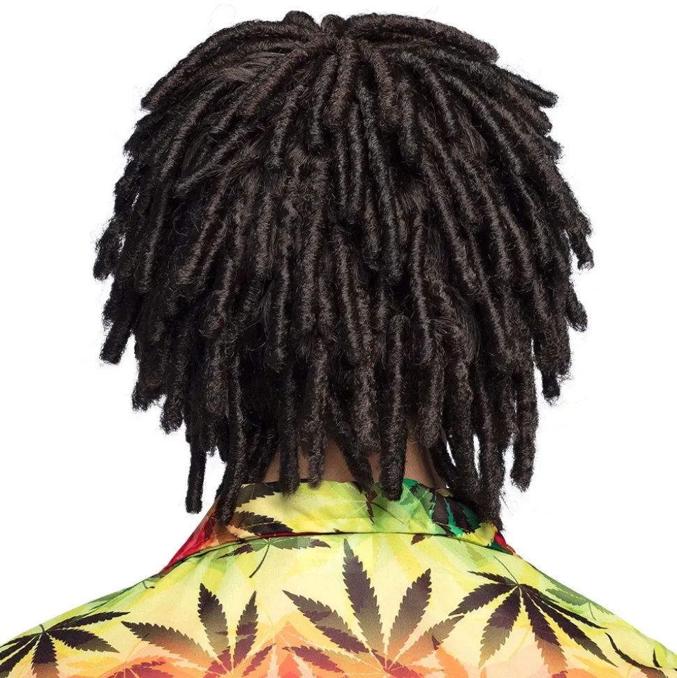 PERRUQUE AFRO DREADLOCKS COURT NOIR HOMME