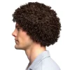 PERRUQUE AFRO RICARDO MARRON ADULTE