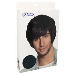 PERRUQUE ANNÉE 70 NOIR ADULTE