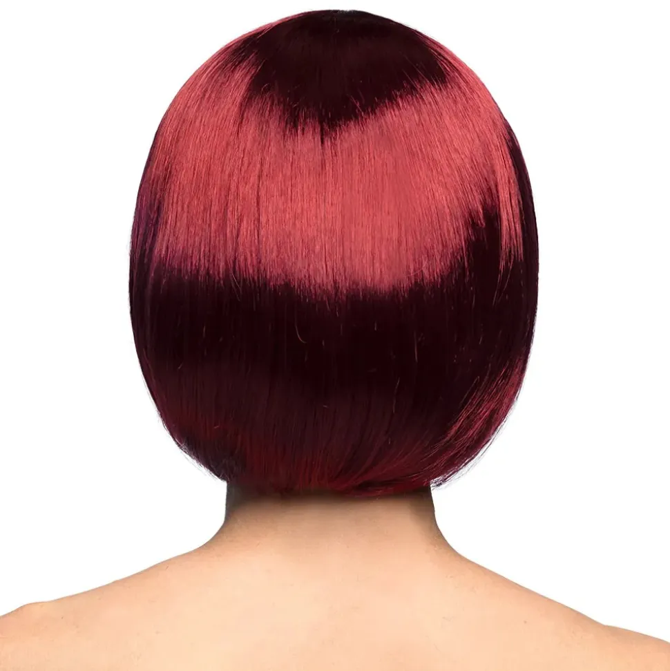 PERRUQUE CABARET - ROUGE CERISE
