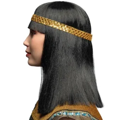 PERRUQUE CLÉOPÂTRE AVEC BANDEAU