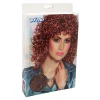 PERRUQUE CLUB CHEVEUX BOUCLÉS BRUN FEMME