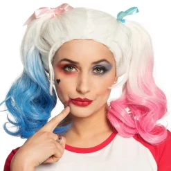 PERRUQUE COUETTES BICOLORE HARLEY QUINN FEMME