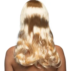 PERRUQUE GLAMOUR CHEVEUX LONGS ONDULÉS BLOND FEMME