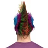 PERRUQUE PUNK CRÈTE MULTICOLORE HOMME