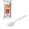 25 PETITES CUILLÈRES 12.5CM BLANC