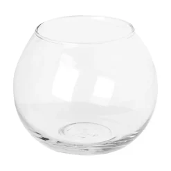 PHOTOPHORE VERRE BOULE 10CM TRANSPARENT